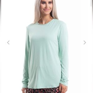Juju Jams BLAKE LONG SLEEVE TEE Mint - X Large NWT